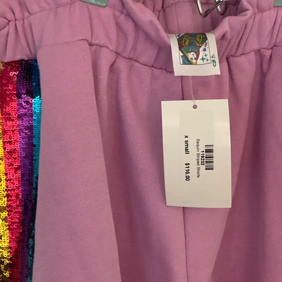 Queen of Sparkles Pink Shorts (New w/ Tags!) - Picture 5 of 10